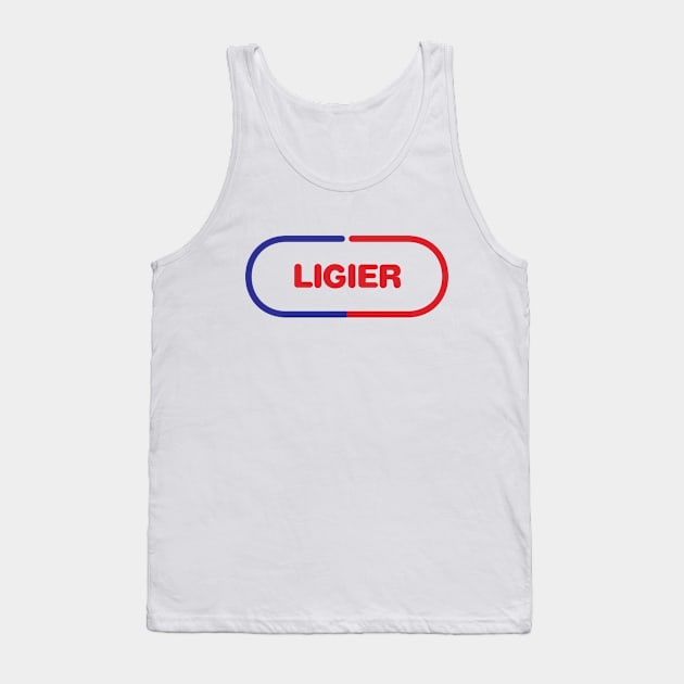 Ligier F1 Team 1980 Hockenheim logo Tank Top by retropetrol